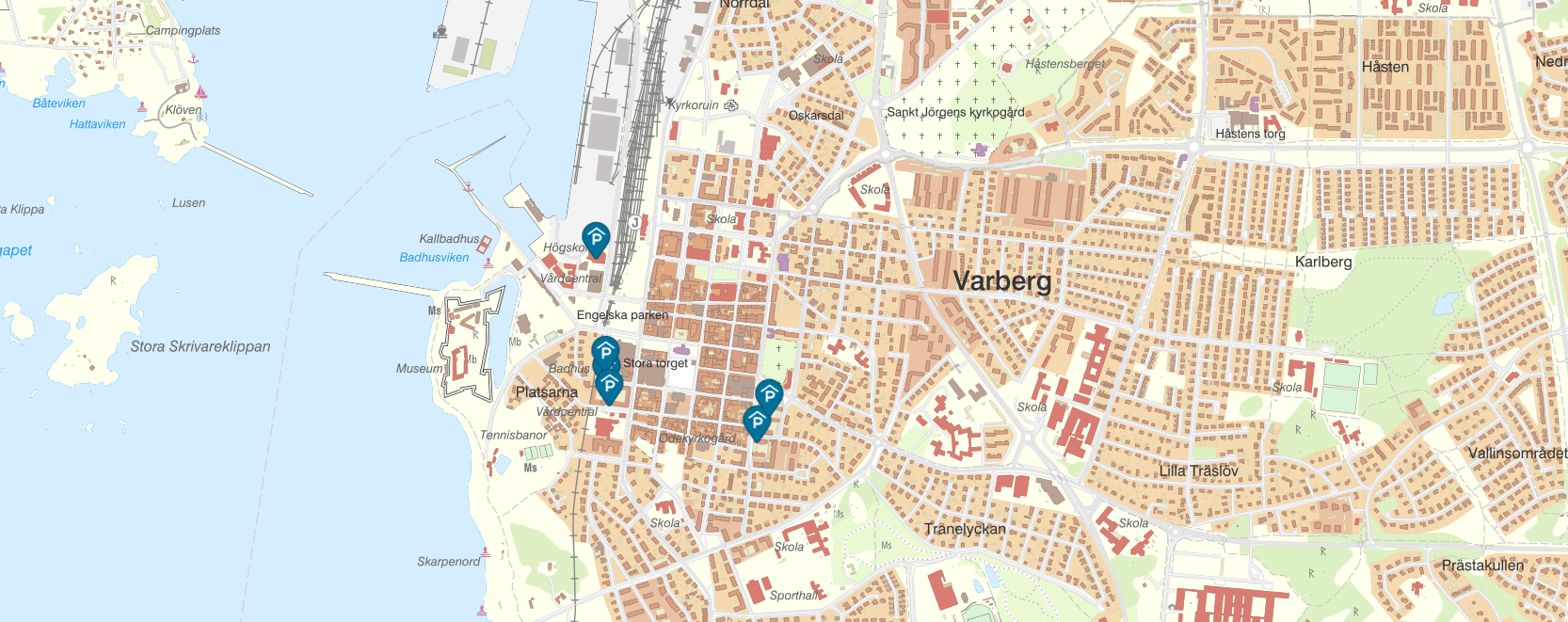Varbergskartan